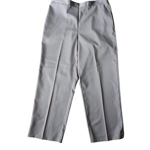 Alfred Dunner Soft Gray Women's Pull On Satine Feel Pants Sz 14 NWOT